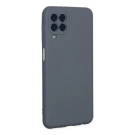 Newface Samsung Galaxy M33 Kılıf Nano Içi Kadife Silikon - Gri