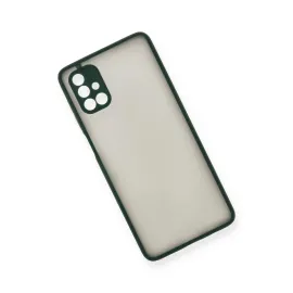 Newface Samsung Galaxy M51 Kılıf Montreal Silikon Kapak - Yeşil