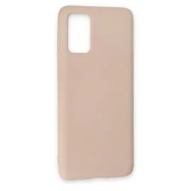 Newface Samsung Galaxy S20 Plus Kılıf Nano Içi Kadife  Silikon - Pudra