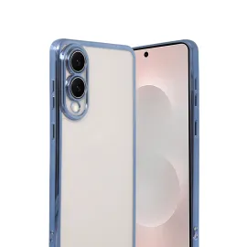 Newface Samsung Galaxy S25 Edge Razer Lensli Silikon - Açık Mavi