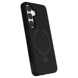 Newface Samsung Galaxy S25 Regal Magsafe Standlı Kapak - Siyah