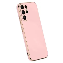 Newface Samsung Galaxy S25 Ultra Kılıf Volet Silikon - Pembe