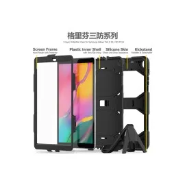 Newface Samsung Galaxy T510 Tab A 10.1 Kılıf Griffin Tablet Kapak - Siyah