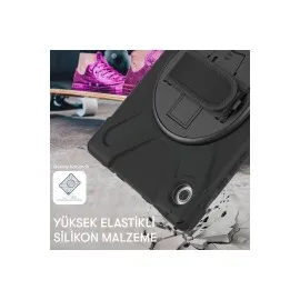 Newface Samsung Galaxy X200 Tab A8 10.5 Kılıf Amazing Tablet Kapak - Mor