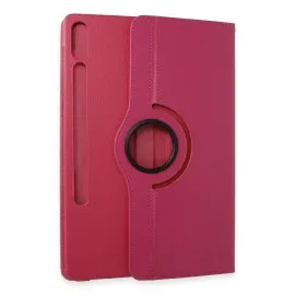 Newface Samsung Galaxy X610 Tab S9 Fe Plus 12.4 Kılıf 360 Tablet Deri Kılıf - Pembe