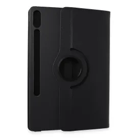 Newface Samsung Galaxy X610 Tab S9 FE Plus 12.4 Kılıf 360 Tablet Deri Kılıf - Siyah