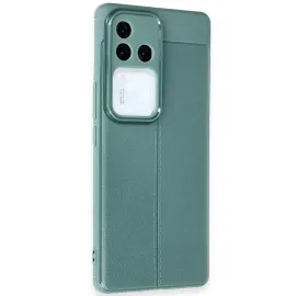 Newface Vivo V30 5G Kılıf Auto Focus Kapak - Koyu Yeşil