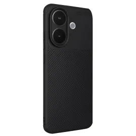 Newface Vivo V60 Lite Auto Focus Karbon Kapak - Siyah