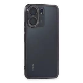 Newface Xiaomi Redmi 13C Kılıf Razer Lensli Silikon - Mor