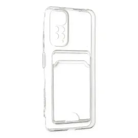 Newface Xiaomi Redmi Note 11 Kılıf Kart Şeffaf Silikon - Şeffaf