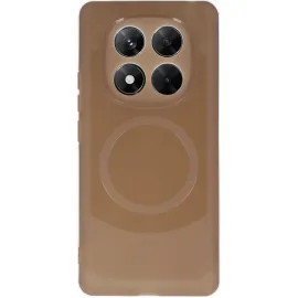 Newface Xiaomi Redmi Note 14 Pro 5G Kılıf Maya Karbon Kapak - Kahverengi