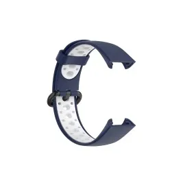 Newface Xiaomi Redmi Watch 2 Spor Delikli Kordon - Lacivert-Beyaz