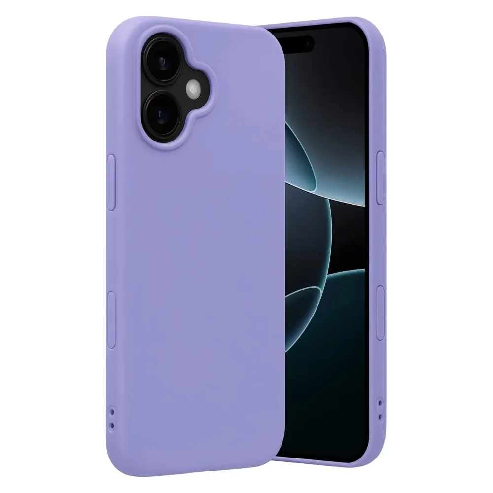 Newface Apple Iphone 17 Nano Içi Kadife Silikon - Lila