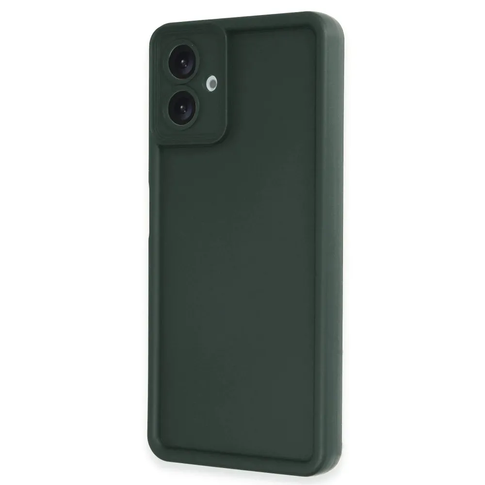 Newface Samsung Galaxy A07 Viera Silikon - Koyu Yeşil