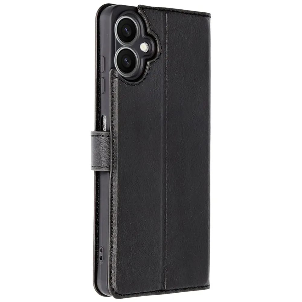 Newface Samsung Galaxy A07 Trend S Plus Kapaklı Kılıf - Siyah