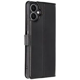 Newface Samsung Galaxy A07 Trend S Plus Kapaklı Kılıf - Siyah