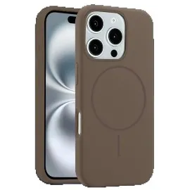 Joko Iphone 16 Pro Kılıf Jully Magsafe Kapak - Kahverengi