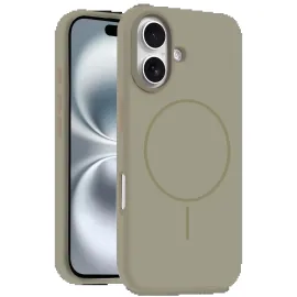 Joko Iphone 16 Plus Kılıf Jully Magsafe Kapak - Çöl Titanyum
