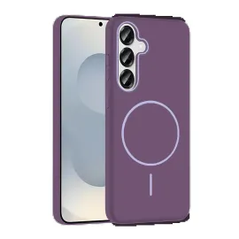 Joko Samsung Galaxy S25 Broş Magsafe Kapak - Mor