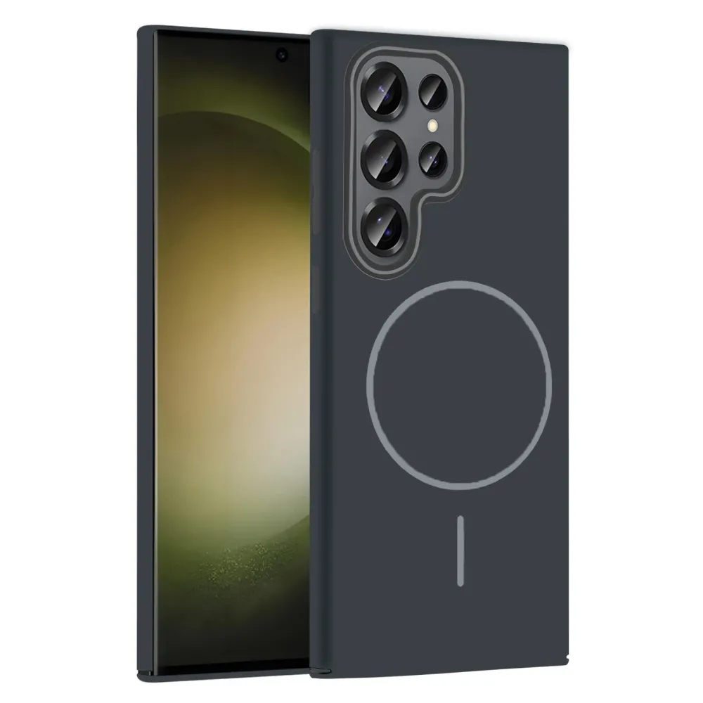 Joko Samsung Galaxy S23 Ultra Broş Magsafe Kapak - Füme