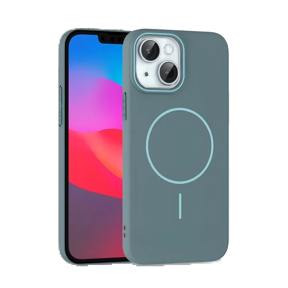 Joko Iphone 15 Plus Broş Magsafe Kapak - Turkuaz