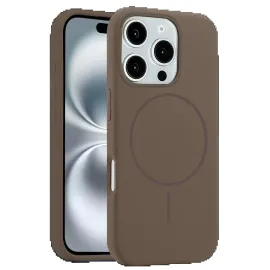 Joko Iphone 16 Pro Max Kılıf Jully Magsafe Kapak - Kahverengi