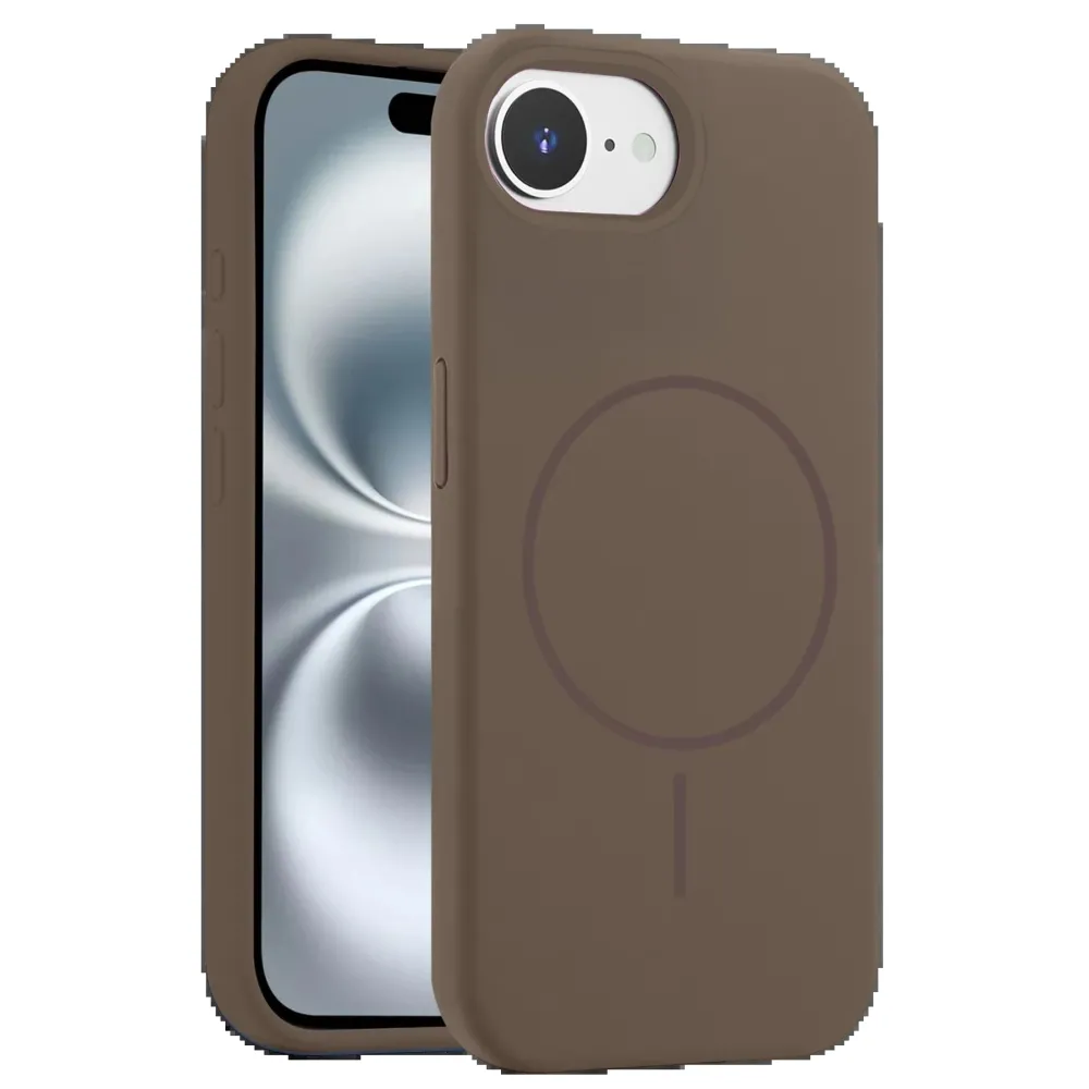 Joko Iphone 16E Kılıf Jully Magsafe Kapak - Kahverengi