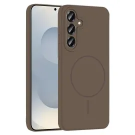 Joko Samsung Galaxy S23 FE Kılıf Jully Magsafe Kapak - Kahverengi