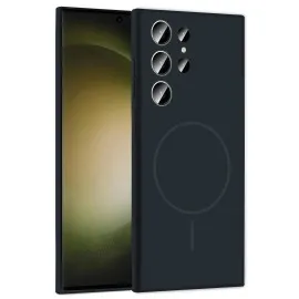 Joko Samsung Galaxy S23 Ultra Kılıf Jully Magsafe Kapak - Füme