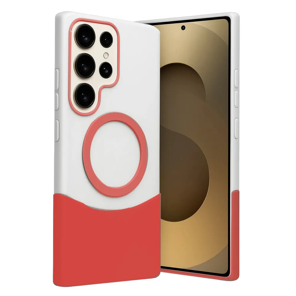 Joko Samsung Galaxy S23 Ultra Velar Magsafe Kapak - Kırmızı