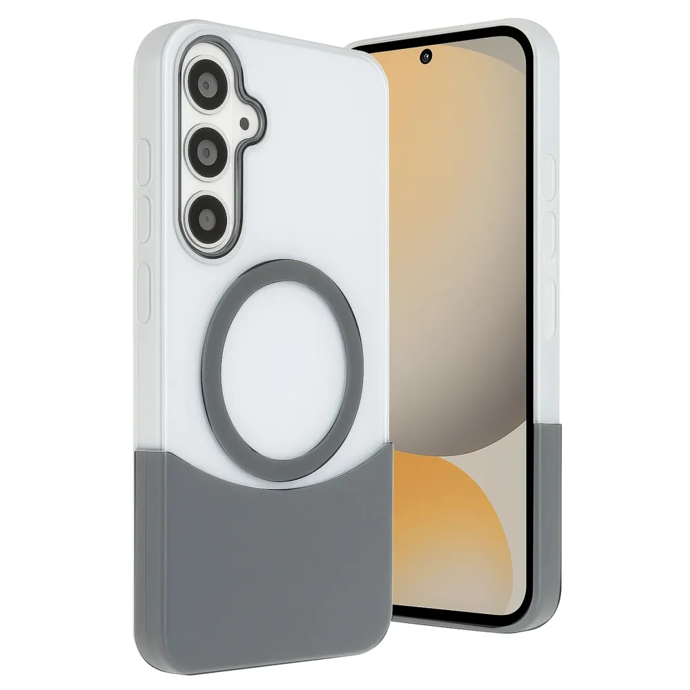 Joko Samsung Galaxy S24 Fe Velar Magsafe Kapak - Natural Grey