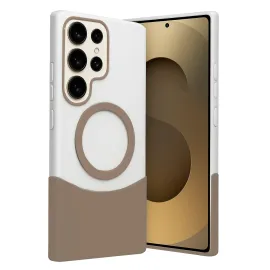 Joko Samsung Galaxy S25 Ultra Velar Magsafe Kapak - Çöl Titanyum