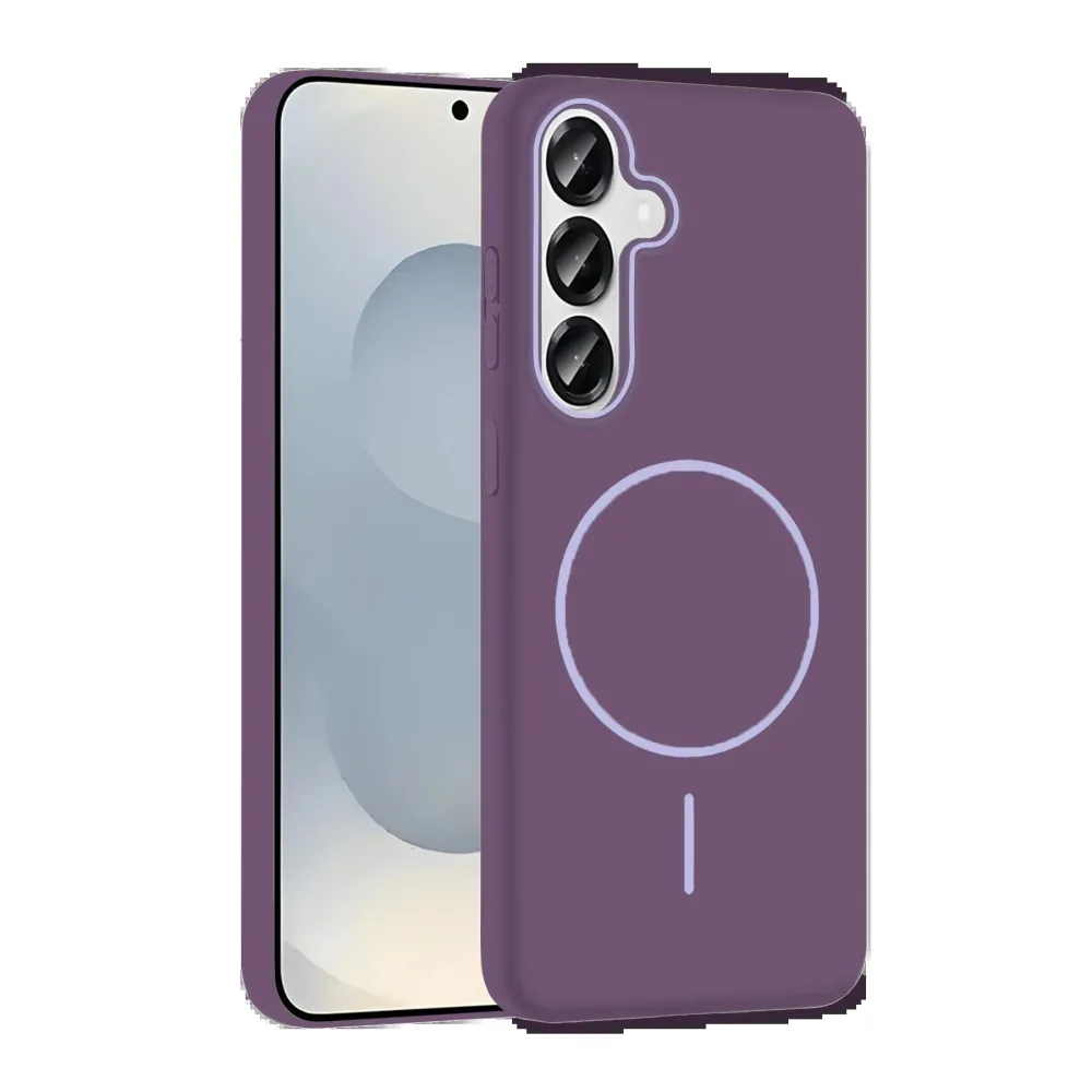 Joko Samsung Galaxy S23 Fe Broş Magsafe Kapak - Mor