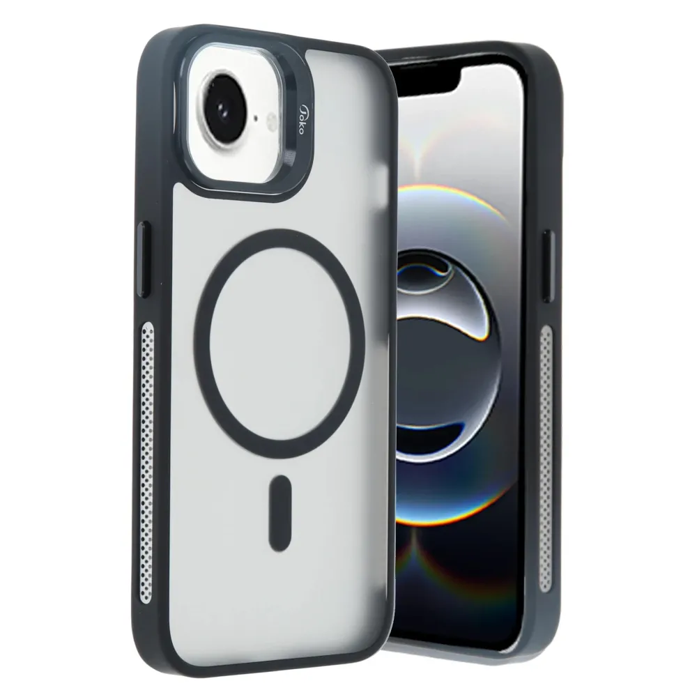 Joko Iphone 16E Flet Lens Magsafe Kapak - Siyah