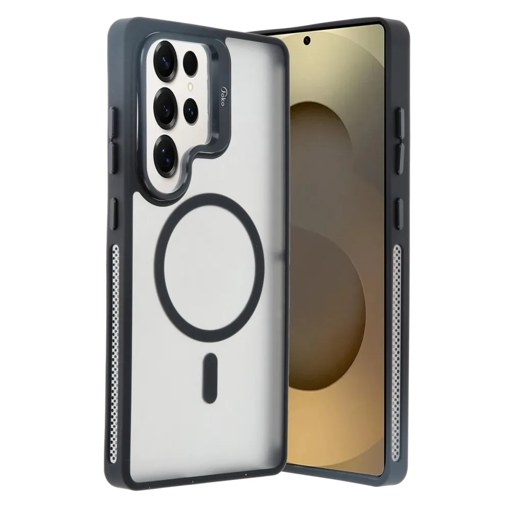 Joko Samsung Galaxy S25 Ultra Flet Lens Magsafe Kapak - Siyah