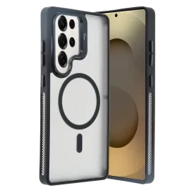 Joko Samsung Galaxy S25 Ultra Flet Lens Magsafe Kapak - Siyah