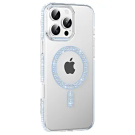 Joko Apple Iphone 16 Pro Max Move Taşlı Magsafe Kapak - Mavi