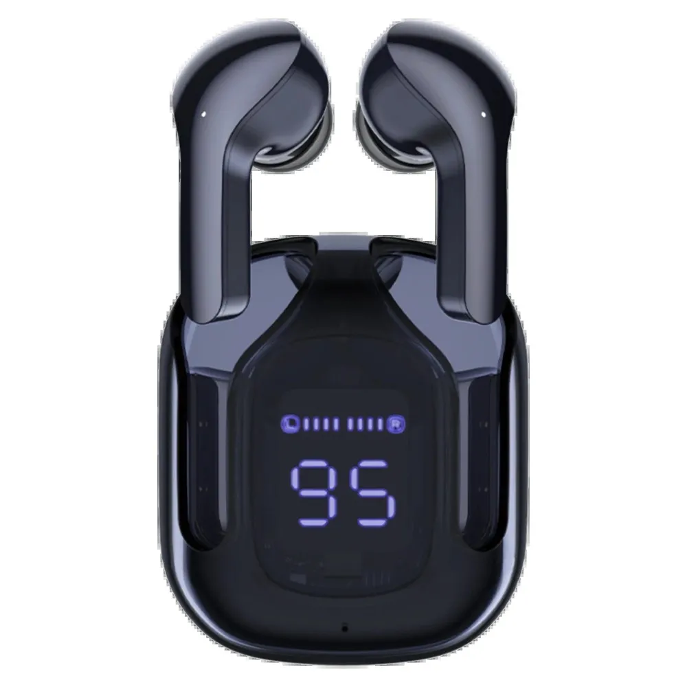 Konfulon GT13 Dijital Şarj Göstergeli Kablosuz Airpods Kulaklık - Siyah