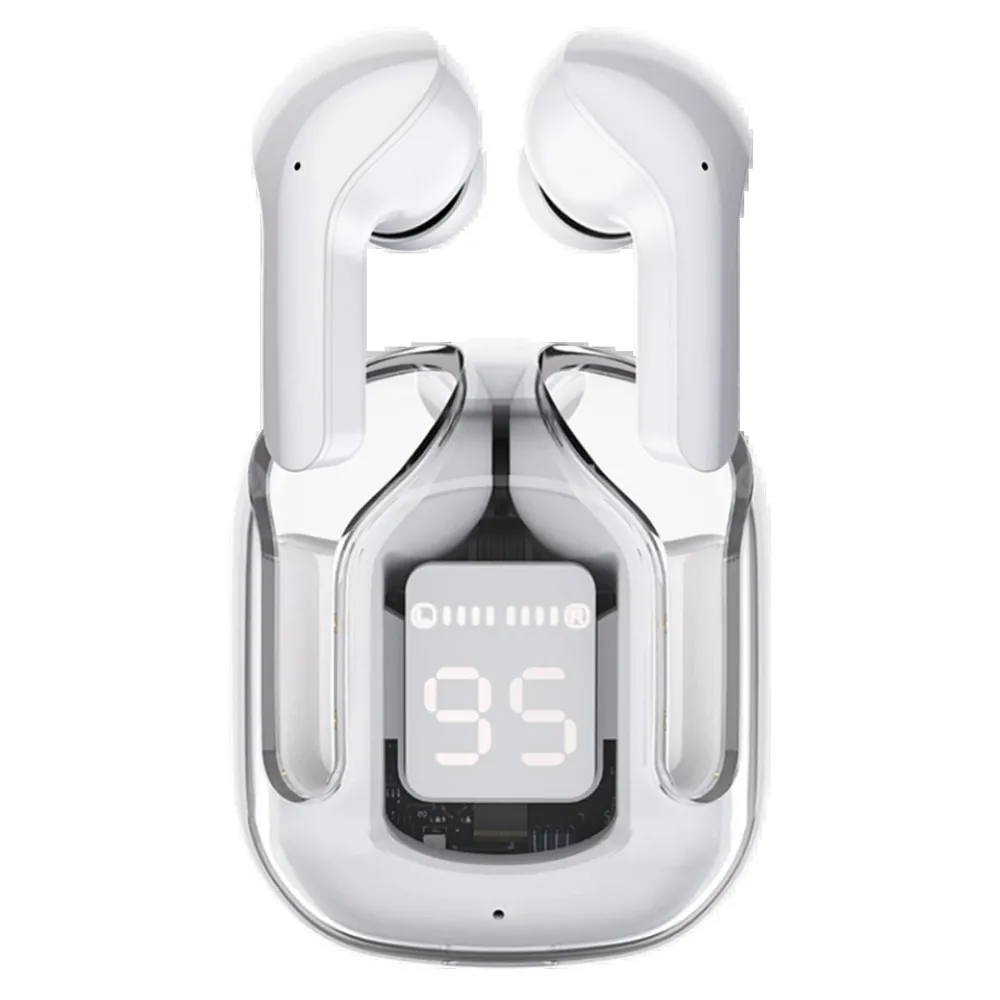 Konfulon GT13 Dijital Şarj Göstergeli Kablosuz Airpods Kulaklık - Beyaz
