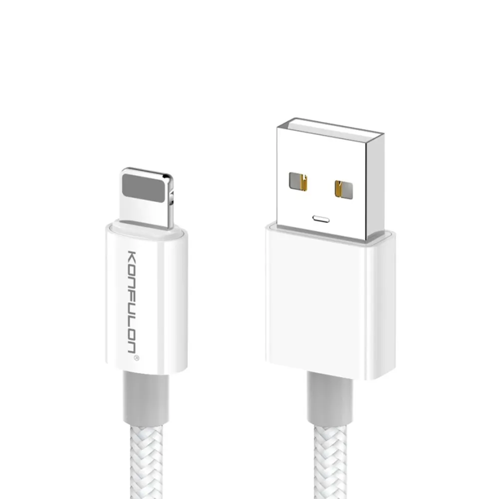 Konfulon DC79 1M 3A USB to Lightning Hızlı Şarj Kablo - Beyaz