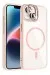 Joko Apple Iphone 14 Remim Lensli Magsafe Standlı Kapak - Pembe