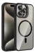 Joko Apple Iphone 14 Pro Max Remim Lensli Magsafe Standlı Kapak - Siyah