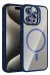 Joko Apple Iphone 15 Pro Max Remim Lensli Magsafe Standlı Kapak - Lacivert