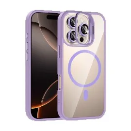 Joko Apple Iphone 16 Pro Remim Lensli Magsafe Standlı Kapak - Lila