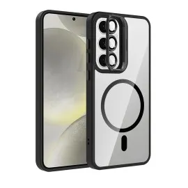 Joko Samsung Galaxy S24 Fe Remim Lensli Magsafe Standlı Kapak - Siyah