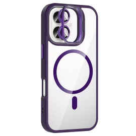 Joko Apple Iphone 17 Remim Lensli Magsafe Standlı Kapak - Derin Mor