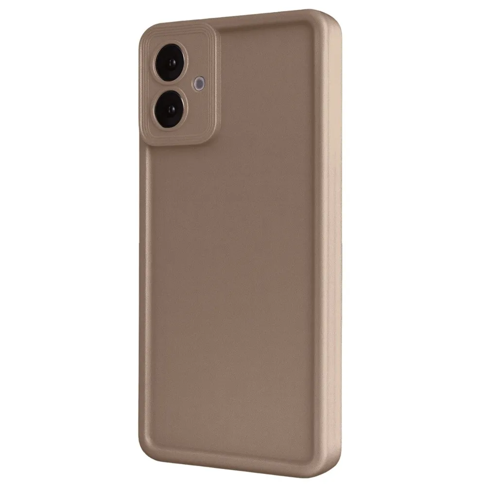 Newface Samsung Galaxy A07 Viera Silikon - Kahverengi