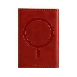 Joko Tema Magsafe Deri Kartlık - Kırmızı
