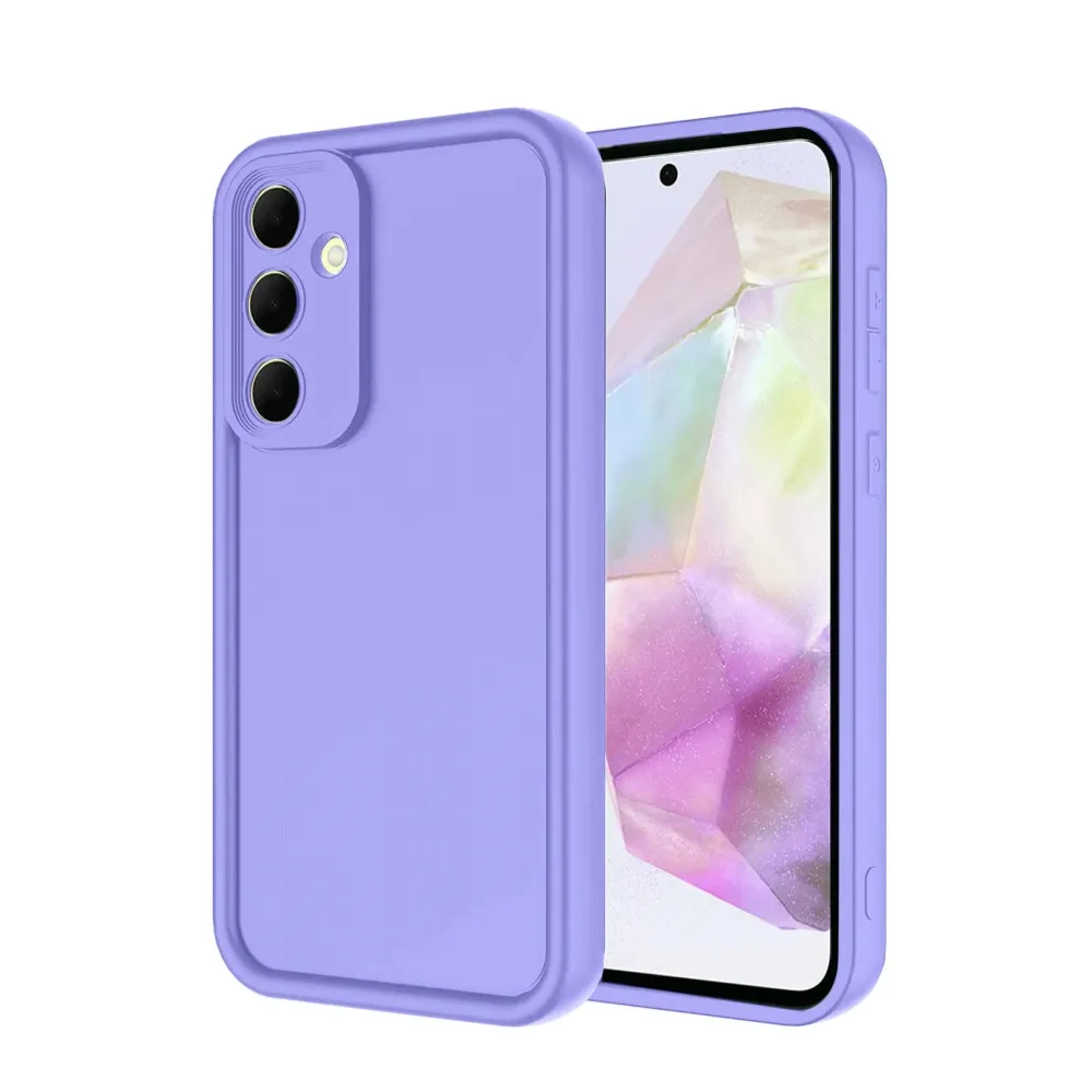 Newface Samsung Galaxy A17 5G Viera Silikon - Lila