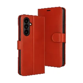 Newface Samsung Galaxy S25 Fe Trend S Plus Kapaklı Kılıf - Kırmızı